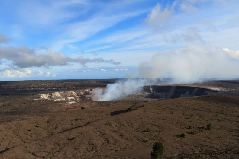 "Kilauea Caldera and Halemaumau Crater, Sep-21-2011, Hawaii, Big Island"