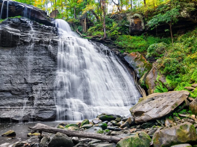 Brandywine Falls in Cuyahoga Valley National Park, Ohio, USA.