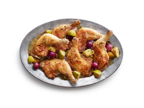 Cider Chicken with Apples and Onions