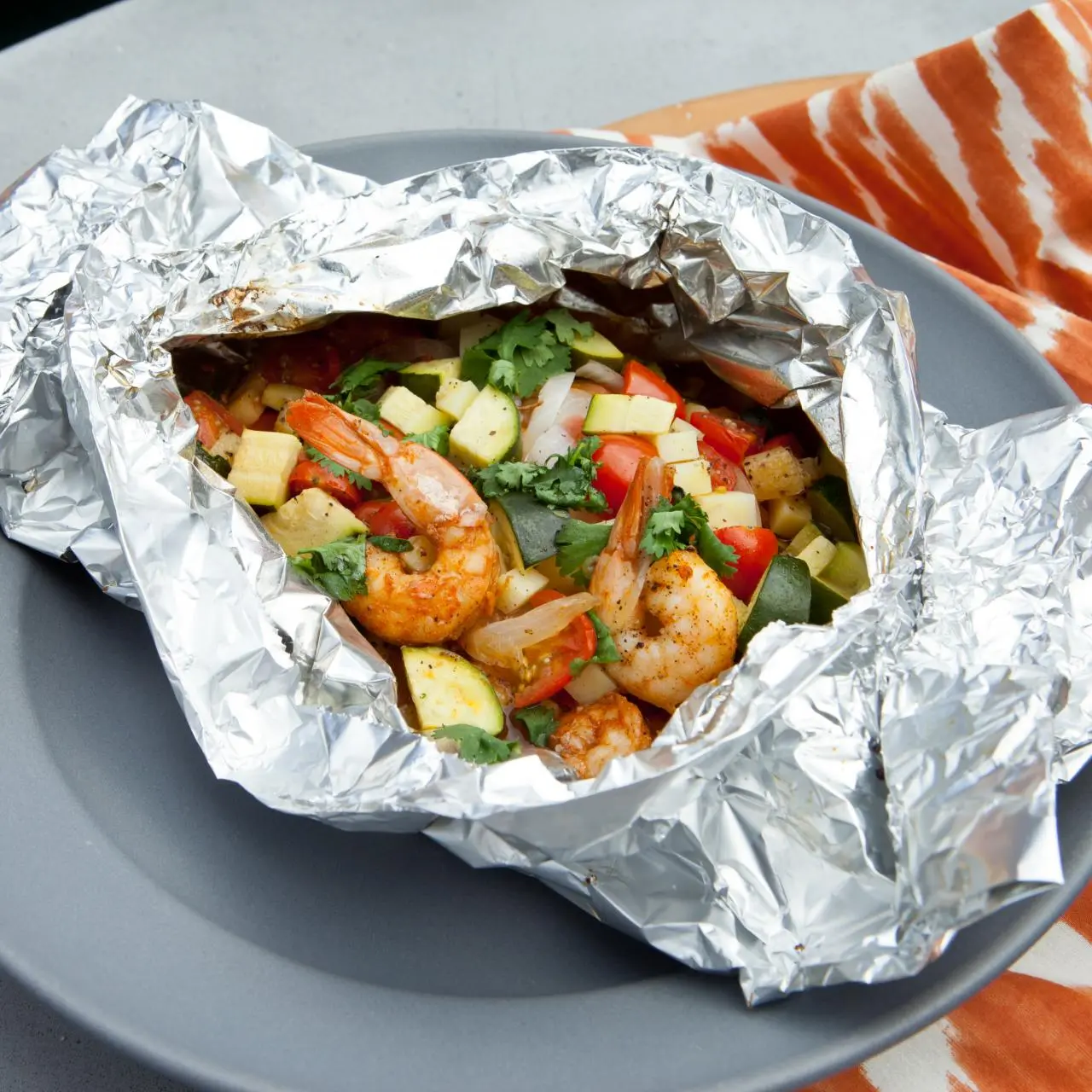 Grilled Foil-Packet Chipotle Shrimp Recipe | Marcela Valladolid