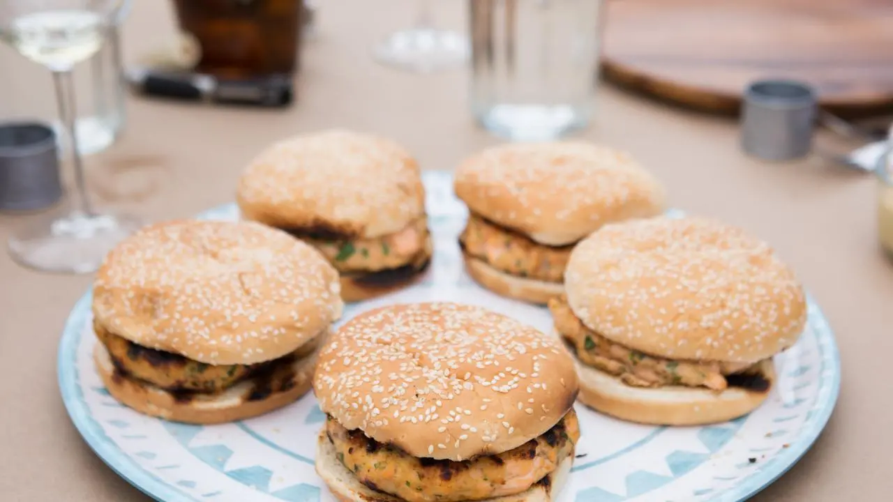 Fresh Salmon Burgers