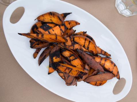 Grilled Sweet Potato Wedges