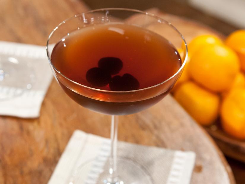 Geoffrey Zakarian's Rob Roy cocktail, as seen on Food Network's The Kitchen, Season 11.