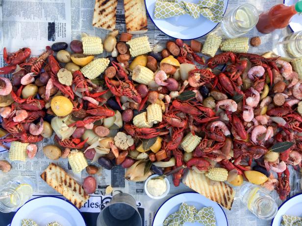 Creole Crawfish and Shrimp Boil image