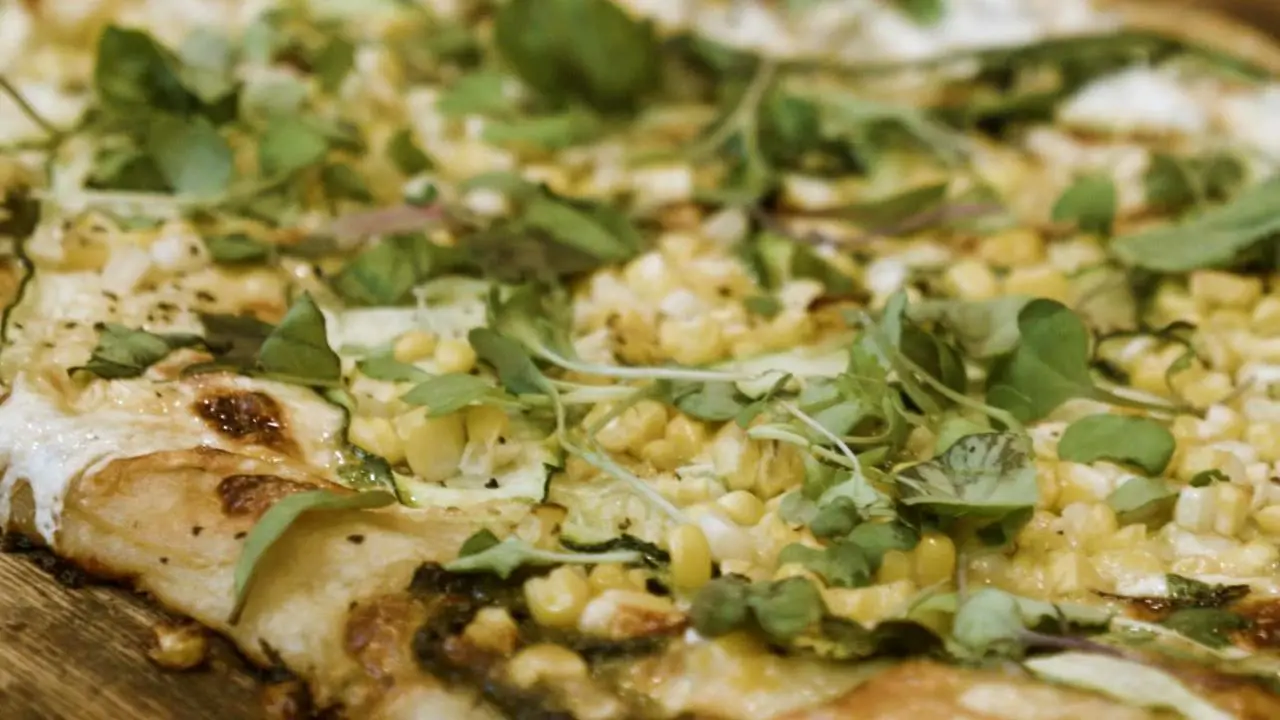 Corn and Zucchini Pizza