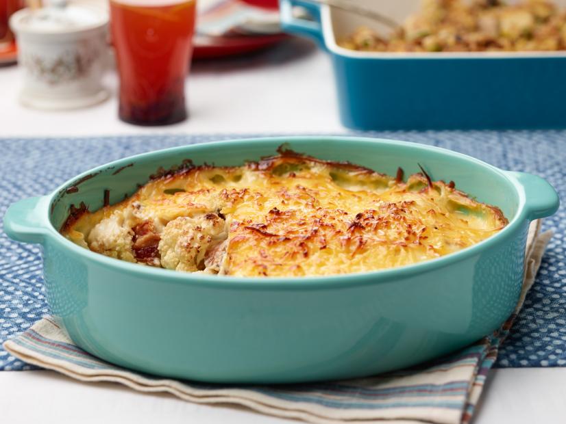 Allison Robicell’s Cauliflower "Mac" with Bacon and Smoked Gouda for THE ULTIMATE FRIENDSGIVING/12 DAYS OF COOKIES/LAST-MINUTE SIDES, as seen on Food Network