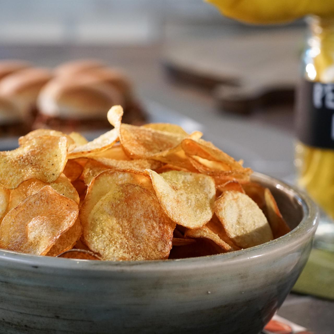 Baked Potato Chips Maker Cook Potato Chip Baking Dishes Healthy low  calorie-_$f