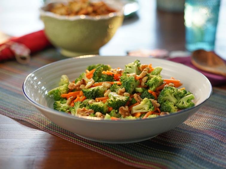 Broccoli Carrot Salad with Honey Dijon Vinaigrette Recipe | Valerie ...