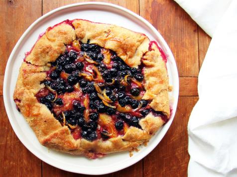 Plum and Crystallized Ginger Galette