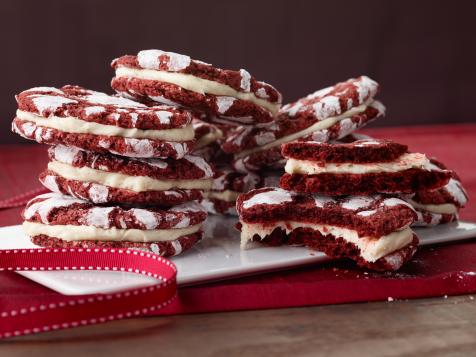Red Velvet Crinkle Cookies