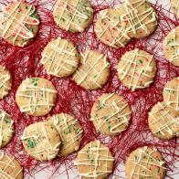 Jeff Mauro's White Chocolate Confetti Christmas Cookies from 12 Days of Cookies for THE ULTIMATE FRIENDSGIVING/12 DAYS OF COOKIES/LAST-MINUTE SIDES, as seen on Food Network