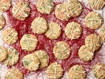 Jeff Mauro's White Chocolate Confetti Christmas Cookies from 12 Days of Cookies for THE ULTIMATE FRIENDSGIVING/12 DAYS OF COOKIES/LAST-MINUTE SIDES, as seen on Food Network