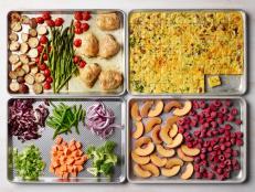 Food Network Kitchen's 11Uses For a Sheet Pan Opener for THE ULTIMATE FRIENDSGIVING/12 DAYS OF COOKIES/LAST-MINUTE SIDES, as seen on Food Network