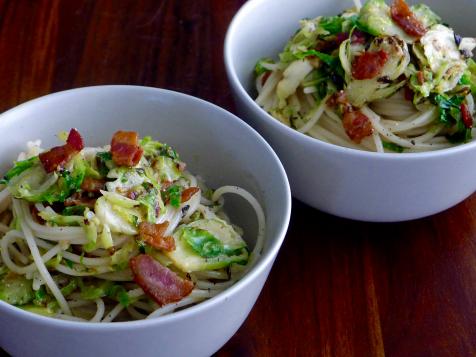 Gluten-Free Brussels Sprouts Carbonara
