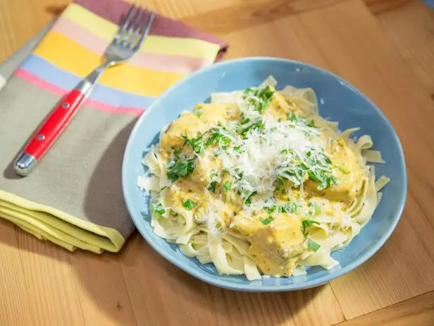 Slow-Cooker Golden Chicken Pasta Recipe | Food Network