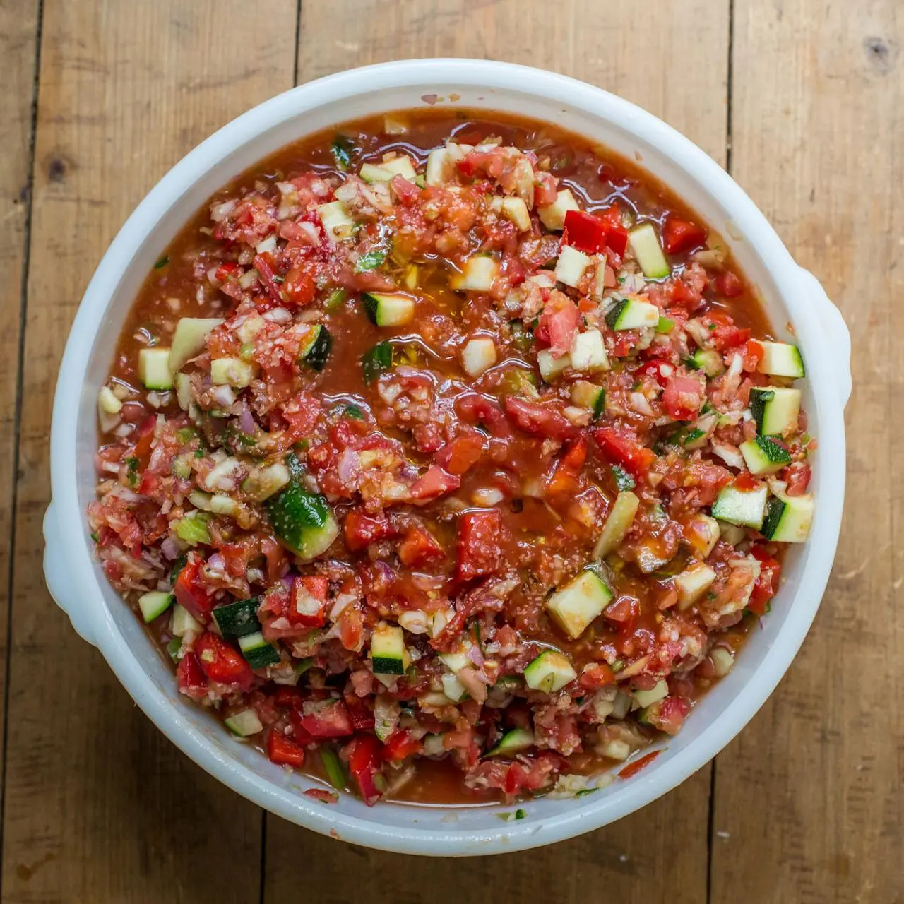 Late Summer Gazpacho with Hatch Chiles Recipe | Katie Workman
