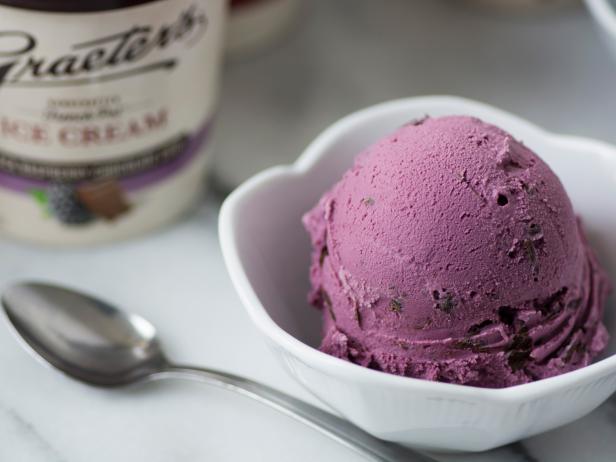 Black Raspberry Ice Cream from Graeter's Ice Cream