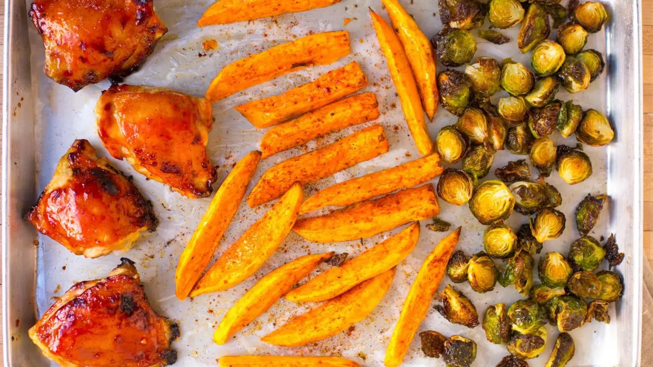 Barbecue Chicken One-Pan Meal
