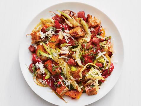 Winter Panzanella with Squash and Salami