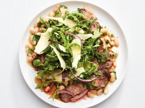 Rosemary Flank Steak with Arugula Salad