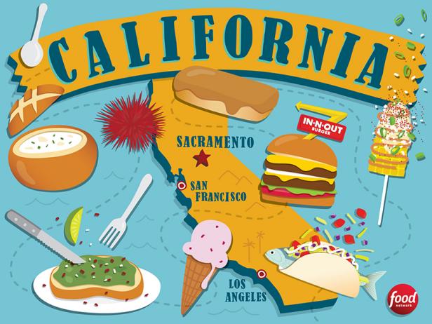 The Best Things to Eat in California : Food Network, Best Food in America  by State : Food Network