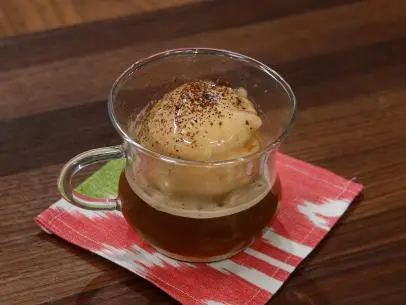 Italian Affogato is displayed, as seen on Food Network's The Kitchen, Season 12.