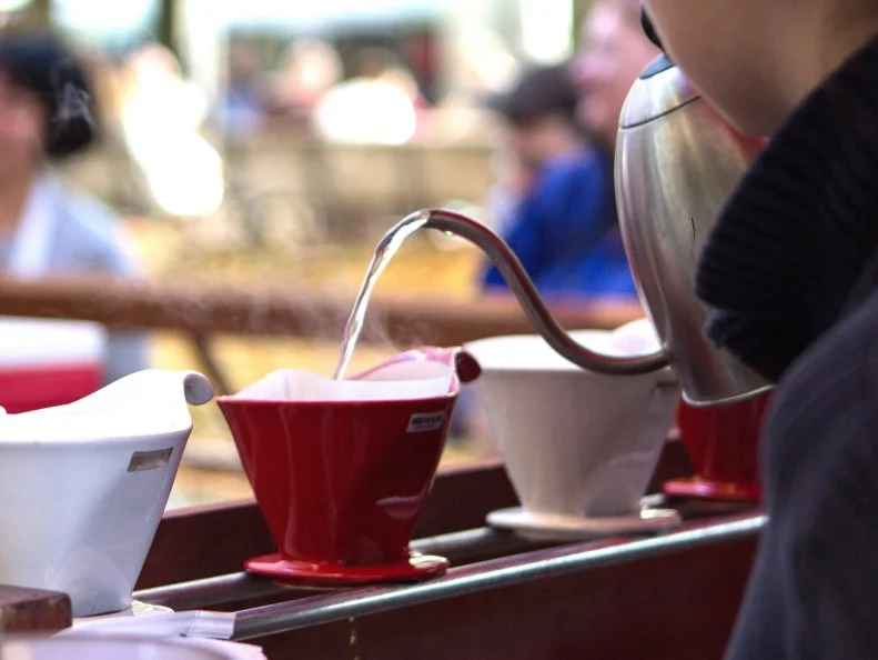 Seattle can claim Starbucks, but carry one of their cups in microroastery-riddled Portland and you might get snooty looks from locals. Save face and head to the Portland State University farmers market for a single-origin light or medium roast at Nossa Familia’s custom-made pour-over bar. Yes, you’ll have to wait three minutes while the barista pours hot water over the grounds, but the sweet, clean taste of locally roasted beans is well worth it.   