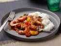 Food Network Kitchen's Thai Shrimp Stir-fry with Tomatoes and Basil for LESSONS FROM GRANDMA/MICROWAVE VEGGIES/CHICKEN SOUP, as seen on Food Network