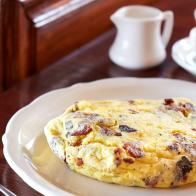 Bacon and Cheese Omelet at Walker Bros. Original Pancake House in WIlmette, IL.