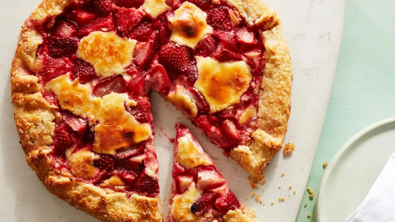 Strawberry Cheesecake Galette