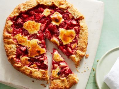 Food Network Kitchen’s Strawberry Cheesecake Galette, as seen on Food Network.