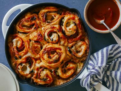 Ree Drummond's Pizza Rolls as seen on The Pioneer Woman.