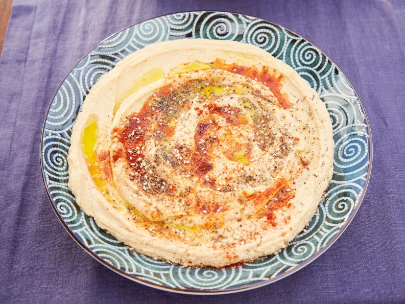 Host Tiffani Amber Thiessen's dish, Hummus, as seen on Cooking Channel’s Dinner at Tiffani’s, Season 3.