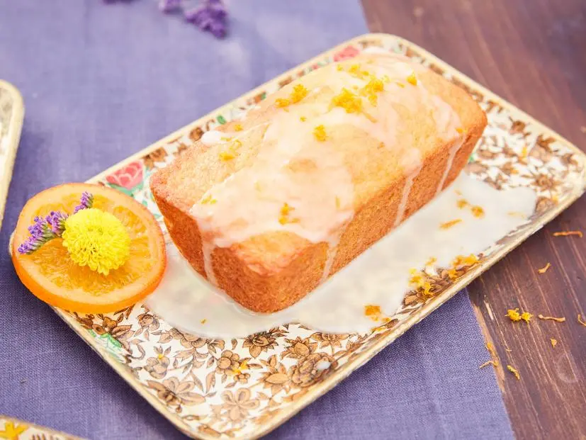 Host Tiffani Amber Thiessen's dish, Orange Olive Oil Mini Cakes with Orange Glaze, as seen on Cooking Channel’s Dinner at Tiffani’s, Season 3.