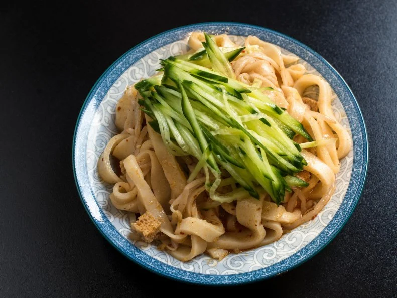2016 december 21, sesame noodles at la taverne de Zhao, Paris, Fr.