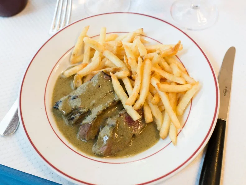 6 january 2017, steack and fries at le relais de l'entrecÙte, Paris.