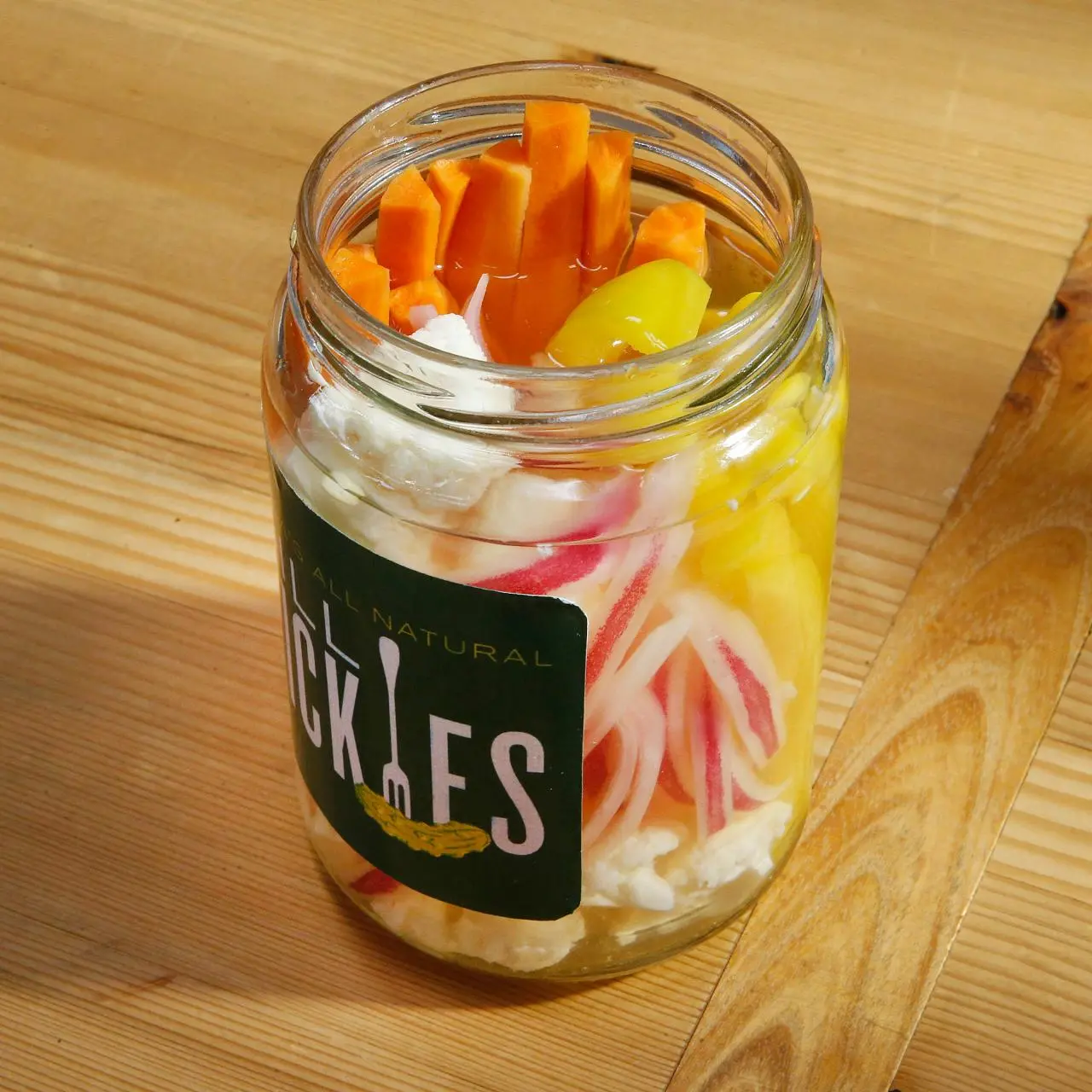 Quick Pickled Veggies with Leftover Pickle Juice