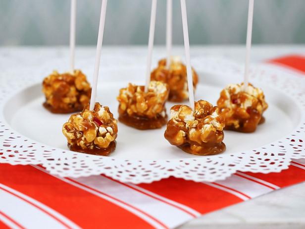 Mini Caramel-Apple Popcorn Balls image