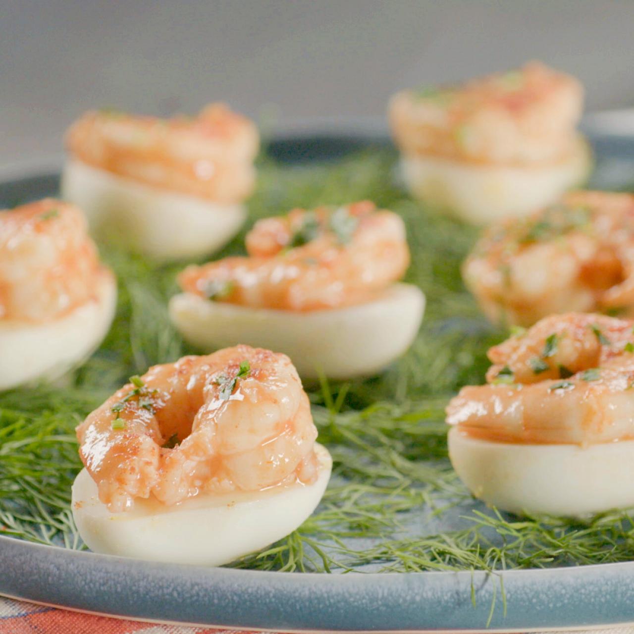 Shrimp Cocktail Deviled Eggs - Home. Made. Interest.