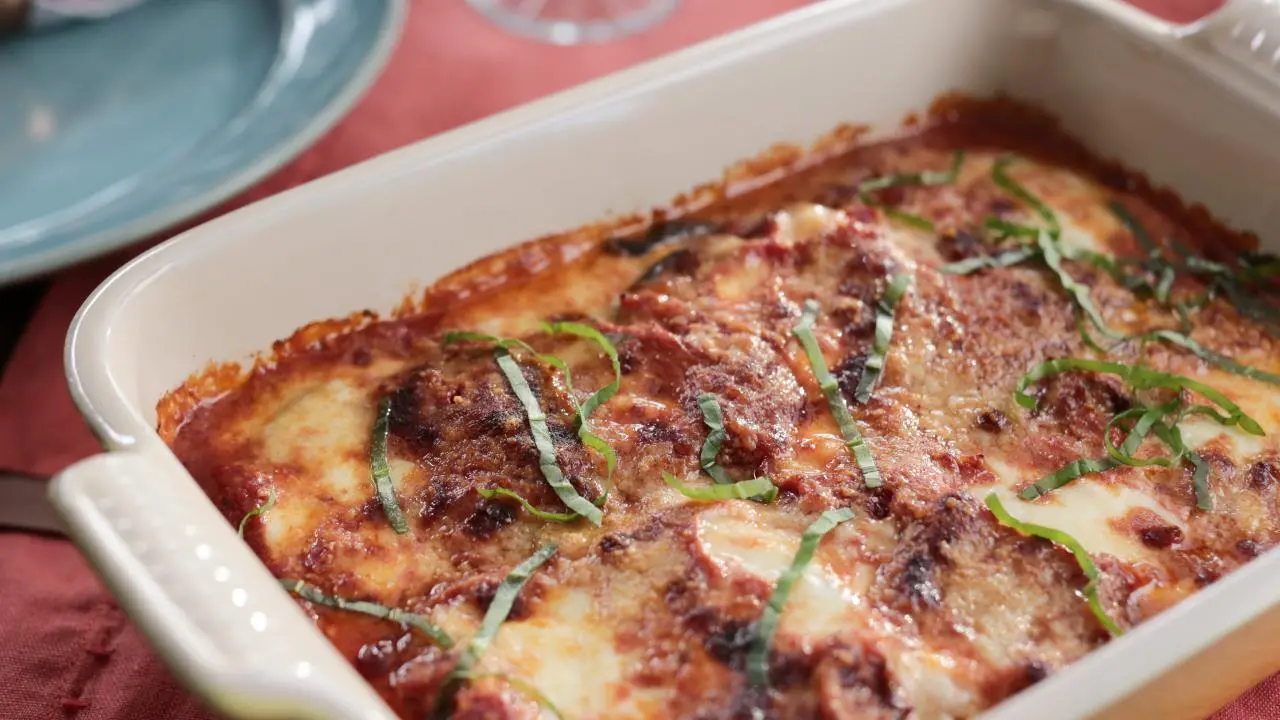 Grilled Eggplant Parm Recipe Valerie Bertinelli Food Network