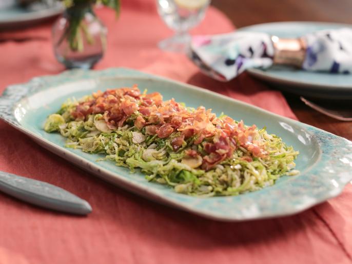 Warm Brussels Sprout Salad Recipe Valerie Bertinelli Food Network