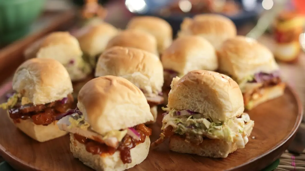 Roasted Pork Sliders Recipe Valerie Bertinelli Food Network