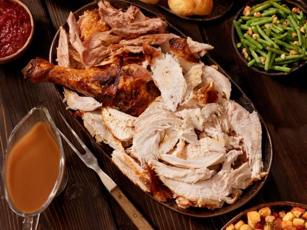 Turkey Dinner with Stuffing and All the Fixings  -Photographed on Hasselblad H3D2-39mb Camera