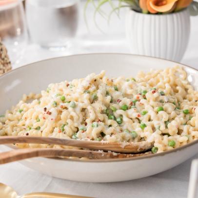 Lemon and Pea Alfredo