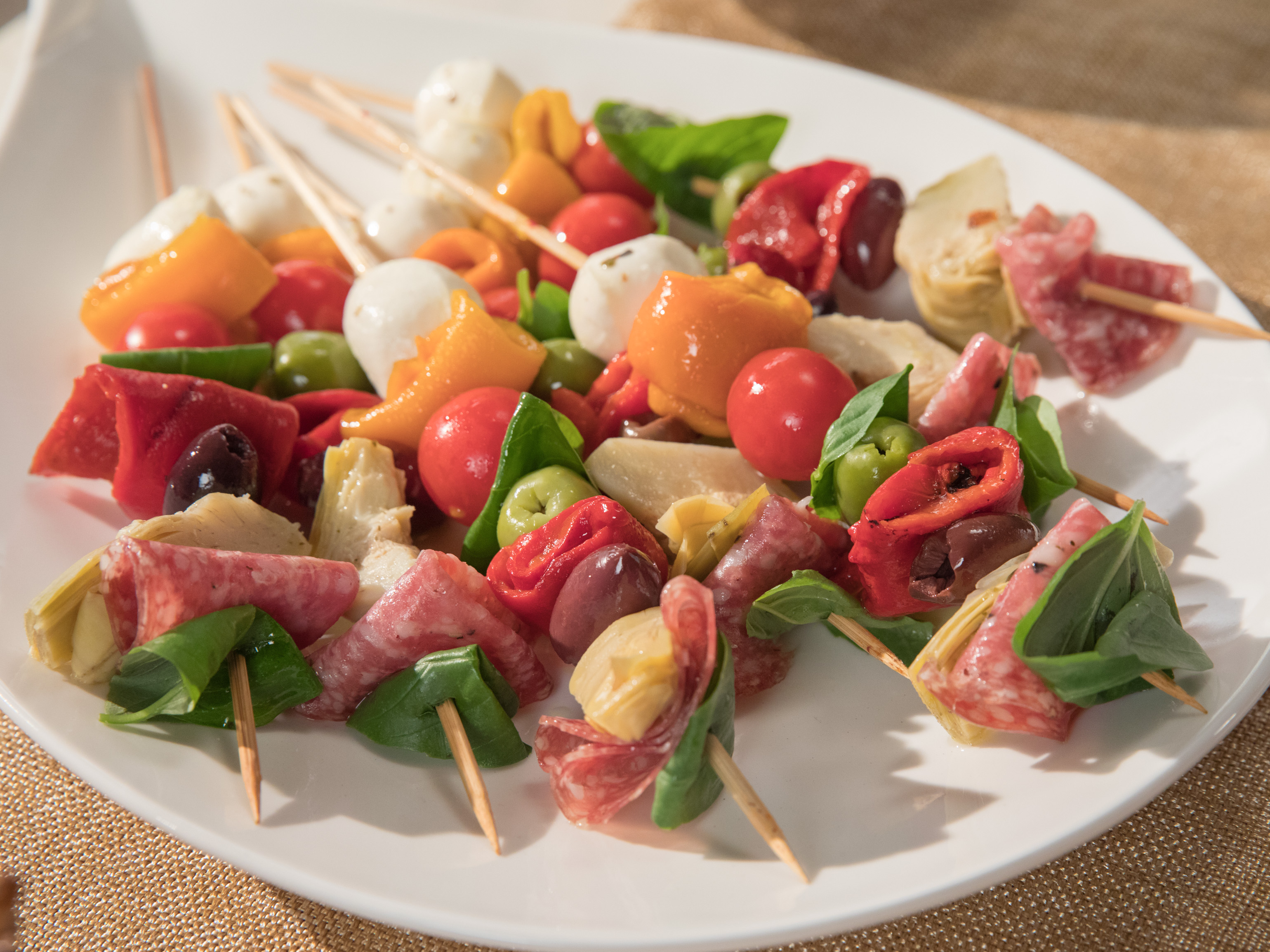 Antipasti Skewers Recipe - Chef's Resource Recipes