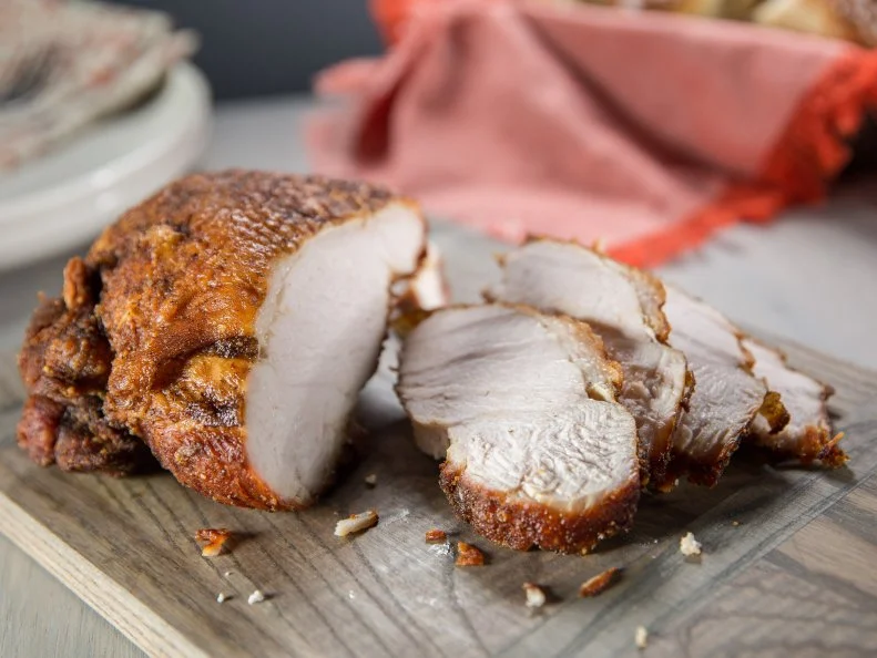 Fried Turkey Breast and Cashew Coconut Dinner Rolls, as seen on The Bobby and Damaris Show, Season 1.