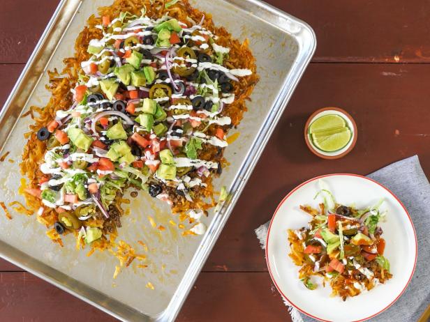 sheet-pan-taco-bake-recipe-food-network-kitchen-food-network