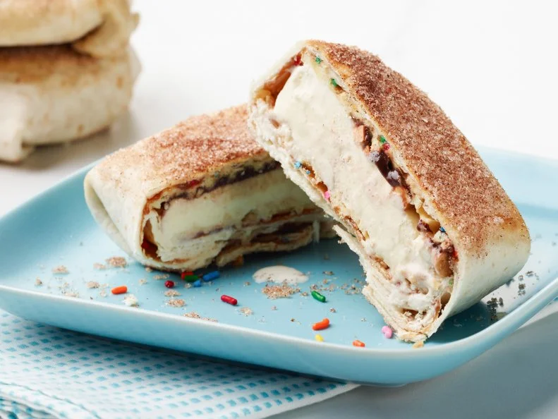 Allison Robicelli's Ice Cream Crunchwrap Supreme , as seen on Food Network
