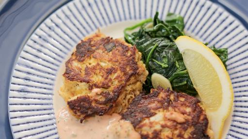 Gulf Coast Crab Cakes with Country Remoulade | Recipe | Food network  recipes, Crab cakes, Seafood recipes