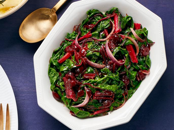 Braised Chard with Dried Cranberries Recipe Food Network Kitchen